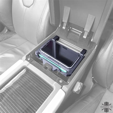 Wireless Phone Charging Tray For Range Rover Evoque Storage Usb Fast Qi Charger Ebay