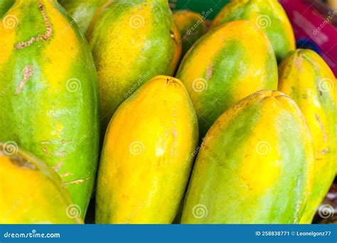 Detalle De Papayas Stock Image Image Of Dish Ahuachapán 258838771