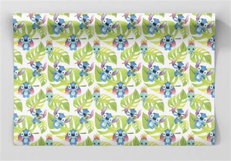 Stitch Wrapping Paper Sheets Disney Lilo And Stitch Birthday Party