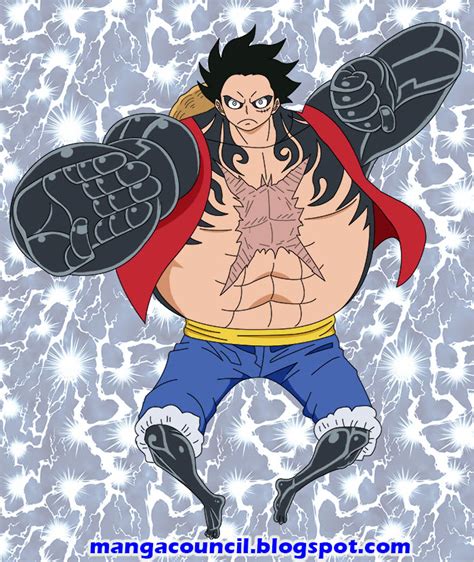 How to Draw One Piece Luffy Gear Fourth