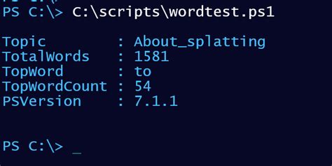 My Powershell Word Count Solution • The Lonely Administrator