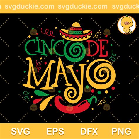 Happy Cinco De Mayo Svg Cinco De Mayo Svg