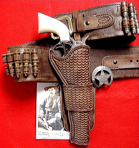 Historical Holsters Old West Leather Buckles Cowboy Holsters