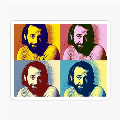 George Carlin Art Pop Artpop Comedian Dead Celebrity Andy Warhol