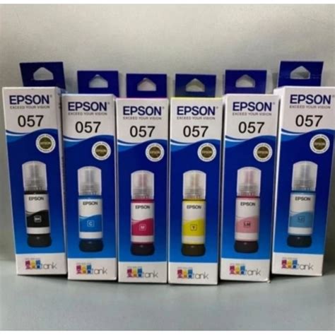 Jual Tinta Printer Epson 057 Tipe Print L8050 L1850 Ink Tank Shopee