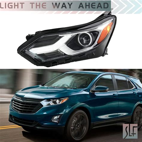 Left Headlight For Chevy Equinox Lt Hid Xenon Led Drl Chrome