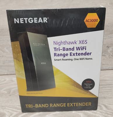 Netgear Nighthawk X6S Tri Band Wifi Range Extender AC3000 Brand New