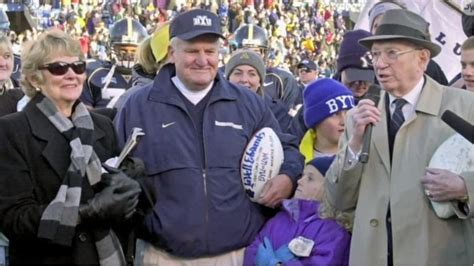 Legendary former BYU head coach LaVell Edwards has passed away ...