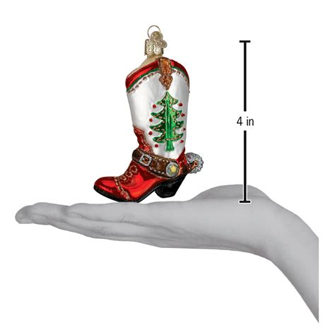 Christmas Cowboy Boot Ornament Old World Christmas™