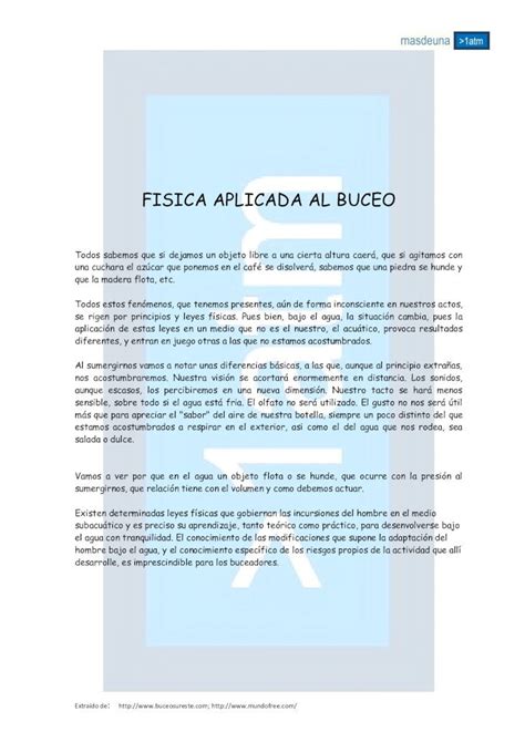 Pdf Introduccion A La Fisica Aplicada Al Buceo Dokumen Tips