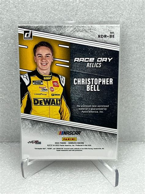 2022 Donruss Race Day Relics 13 Christopher Bell EBay