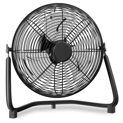 "Mollie 12"" 3-Speed High Velocity Fan, Heavy Duty Metal, 230-Degree ...