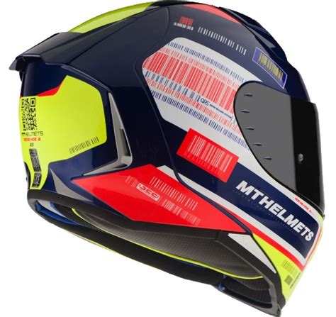 Casco Mt Revenge Rs A Azul Perla Brillo