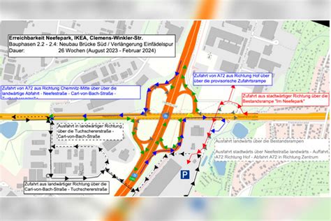 Baustellen Chemnitz Ab Freitag An der Neefestraße in Chemnitz