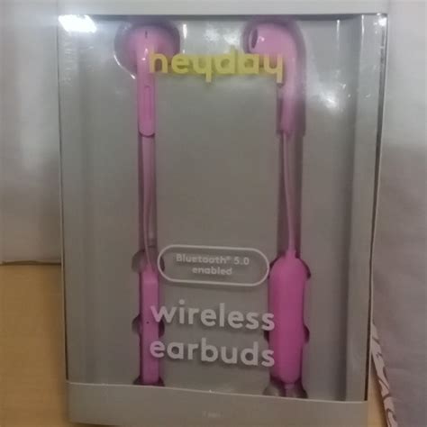 Heyday Cell Phones And Accessories New Heyday Pink Wireless Earbuds Poshmark