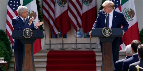 Hemos Realizado Un Trabajo Magnífico Donald Trump Tras Reunirse Con Amlo