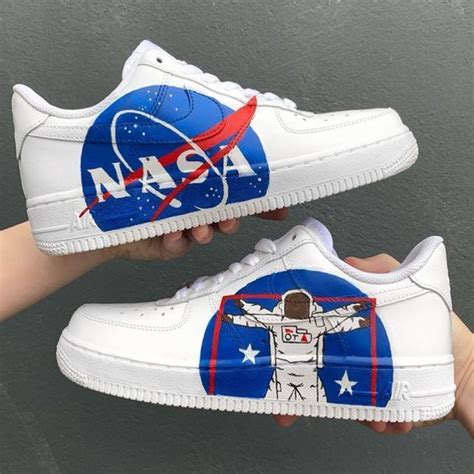 Air Force One X Nasa Blue Custom En 2021 Modelos De Zapatos Nike