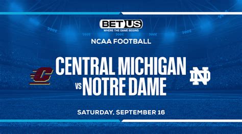 No 9 Notre Dame Ats Pick Vs Central Michigan