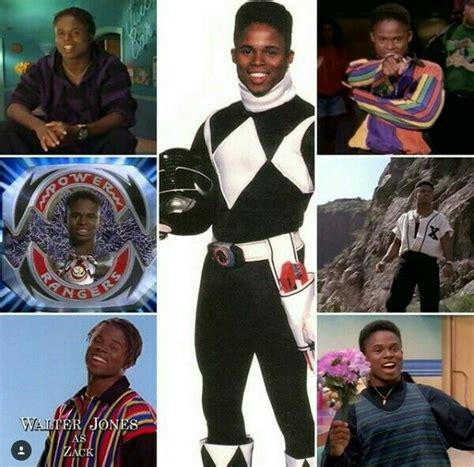 Walter Jones As Zack Walter Jones Power Rangers Fan Art Power Rangers