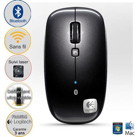 Logitech Souris Sans Fil Bluetooth Optique M555b Prix Pas Cher