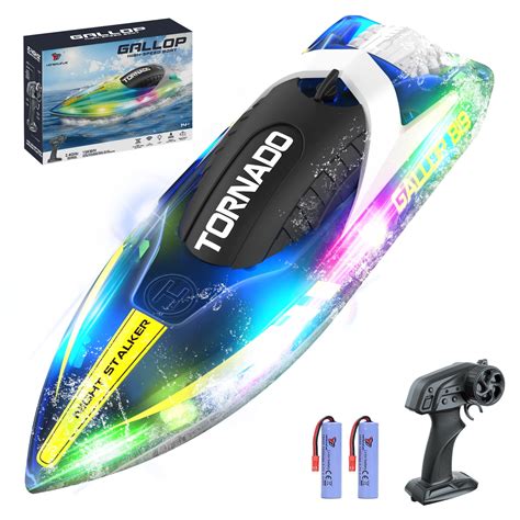 JoyStone RC Boat for Pools and Lakes, 2.4G 15+ MPH Fast Remote Control ...