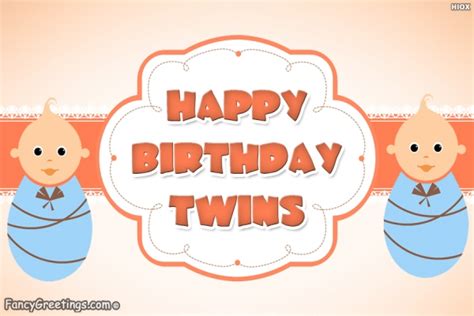 Happy Birthday Twins