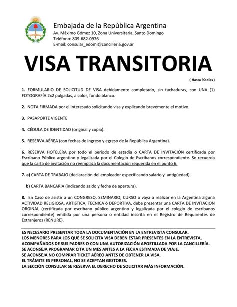 Cartas De Invitacion Para Visa De Turista