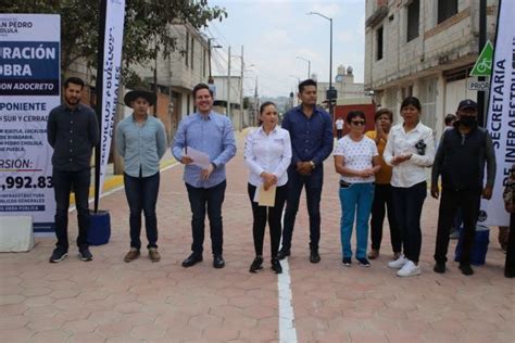 Entrega Paola Angon Obra Integral De Calle Del Barrio De Xixitla