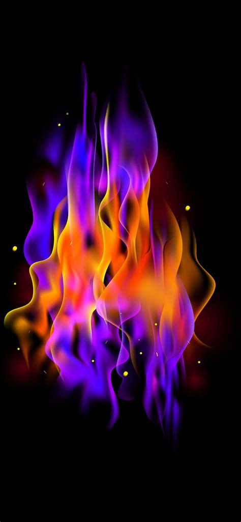 Amoled wallpaper - Flames | Iphone wallpaper landscape, Abstract ...