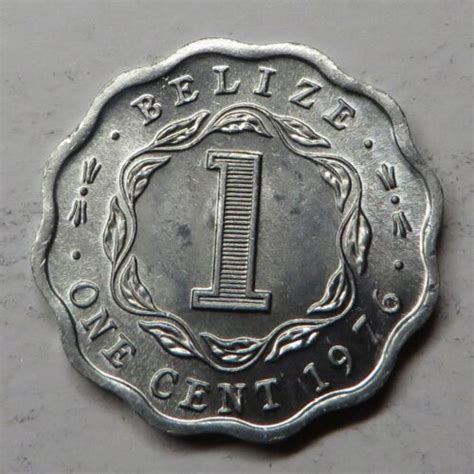 Belize Cent Aluminum Km A Unc Ebay