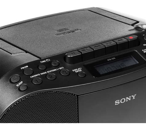 Buy SONY CFD S70 FM AM Boombox Black Free Delivery Currys