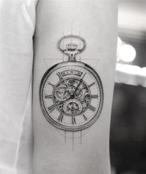 Clock Tattoo Sketch At Paintingvalley Explore Collection Of Clock