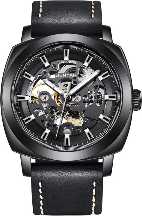 BERSIGAR Montre Automatique pour Homme Mécanique 100M Etanche