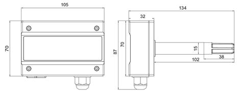 HVAC Temperature And Humidity Transmitter HygroFlex1