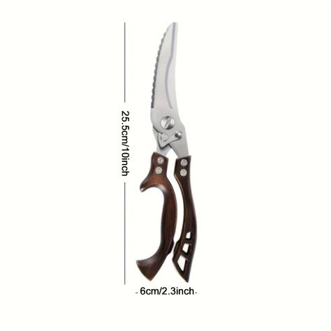 SHENZHYIQIMR Multipurpose Heavy Duty Stainless Steel Poultry Shears