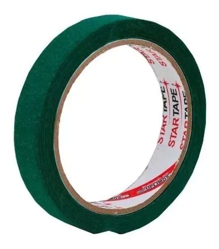 Cinta De Enmascarar De Colores Star Tape Color Verde Mercadolibre