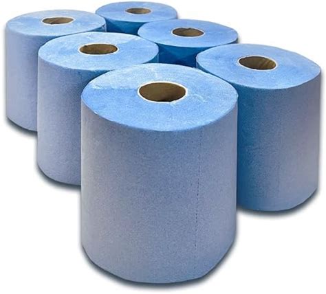 Ideal White Paper Rolls X Ply Embossed Paper Centre Feed Roll