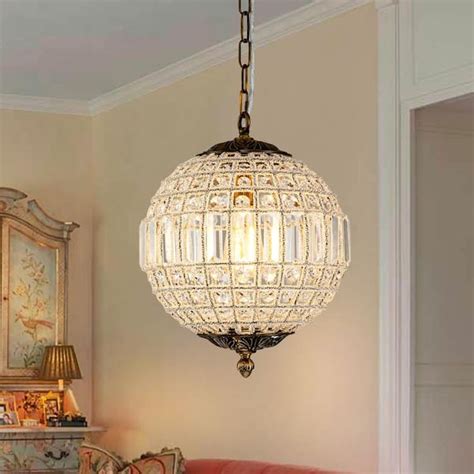 Edislive Allenglade 118 In 1 Light Unique Antique Brass Globe Pendant