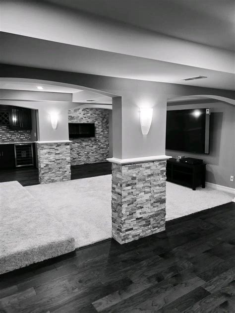 Pin On Basement Ideas Small Basement Remodel Basement Living Rooms