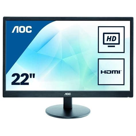 AOC E2270SW LED Monitor 21.5'' Full HD | Black – Stock Must Go