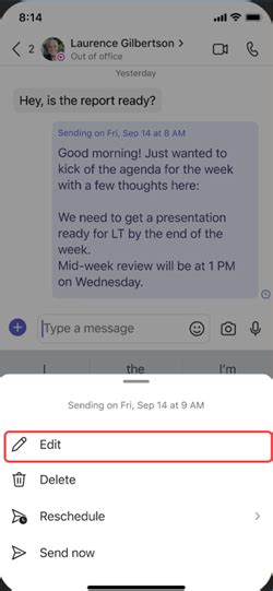 Planifier Des Messages De Conversation Dans Microsoft Teams Support Microsoft