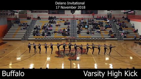 Delano Invitational Varsity High Kick All Performances Youtube