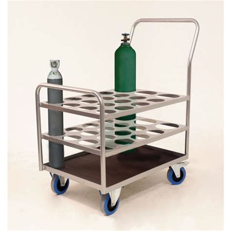 Shop Slingsby 19 Bottle Oxygen Cylinder Trolley Cylinder Trolleys Zoro Uk