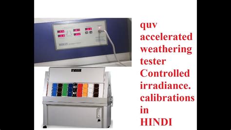 Quv Accelerated Weathering Tester Controlled Irradiance Calibration