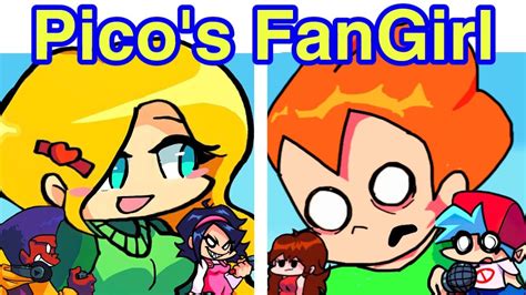 Friday Night Funkin’ Pico’s Crazy Fangirl 😱 Vs Sun Ft Bf Gf Nene Darnell W Cutscenes Fnf