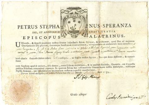 Documento Carta Fine Xviii Secolo Catawiki