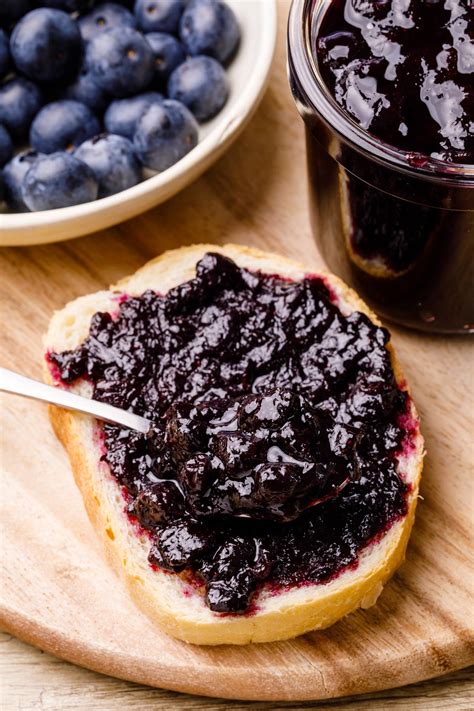 4-Ingredient Refrigerator Blueberry Jam - Nurtured Homes