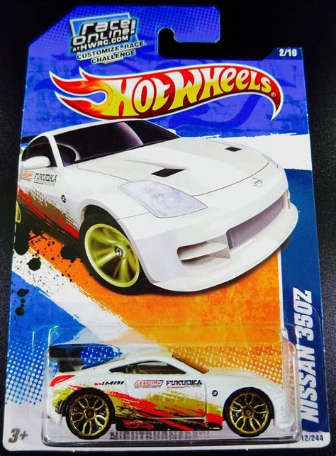 Amazon Hot Wheels Nissan Z Nightburnerz Race Online Card Scale Toys Games