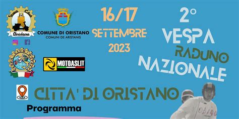 Il E Settembre Il Vespa Raduno Nazionale Citt Di Oristano