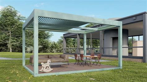 Self Supporting Pergola QBOX SMART SPRECH S R L Aluminum Steel